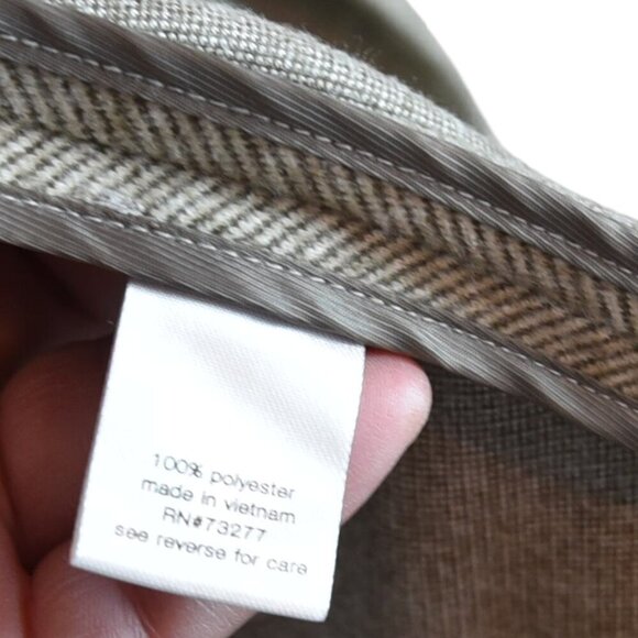 *Pocket Flaw* Elizabeth and James Herringbone Belted Coat  Size S - Picture 8 of 10